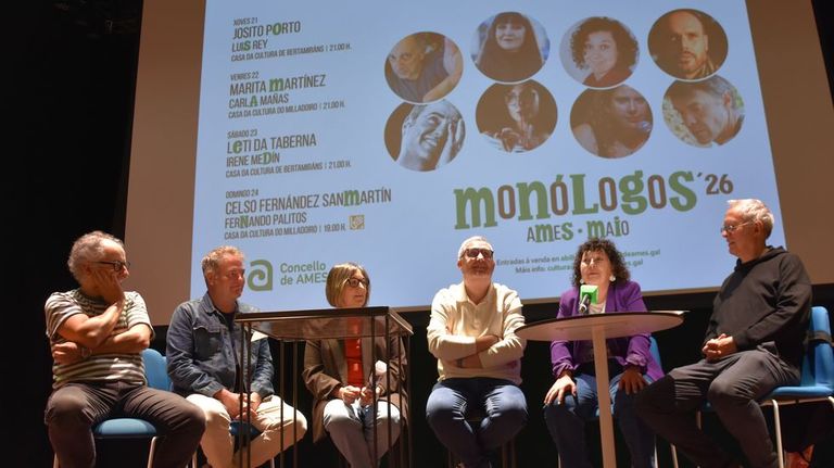 Presentaci�n do ciclo de mon�logos que organiza o Concello de Ames