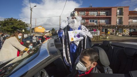 Reyes Magos, en Cee, a su paso por Lires