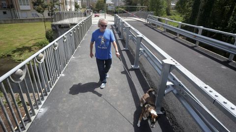 Jos Luis, un vecino sarriano, critic la esttica del puente