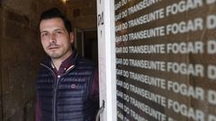 Jorge Guerra, conserje y vigilante en el Fogar do Transe�nte