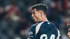 Carlos Dom�nguez, en un partido de esta pretemporada con el Celta.