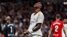 Vincius Jnior.Vincius Jnior, con el Real Madrid, se estira la camiseta