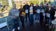 Candia junto a ediles y miembros del PP de Lugo en la cafetera de O Vello Crcere