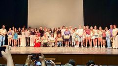 Foto de familia de los alumos art�fices de los cortos proyectados