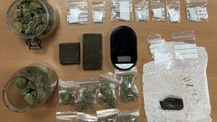 Parte de las sustancias intervenidas por la Guardia Civil en Vegadeo