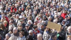 Dende o 22 de febreiro v��ense producindo en toda Espa�a manifestaci�ns reclamando pensi�ns dignas, como esta do s�bado en Ferrol 