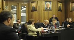 La crisis de gobierno deja damnificados colaterales como Hermida ?centro? y Procino ?derecha?. 