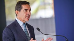 El presidente del BBVA, Carlos Torres, durante un acto el pasado 12 de septiembre