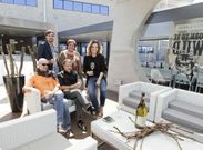 Xabier Díaz, Pablo Novoa, Marcelo Dobode y Uxía Senlle participaron en la presentación. 