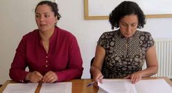 Mar Vila e Iria Villar desgranaron ayer las peticiones de Fruga