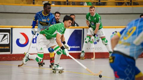 Lance del encuentro entre el Caldes y el Liceo