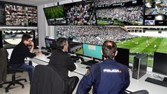 Imagen de archivo de vigilancia de la Policía Nacional en un partido del Celta en Balaídos