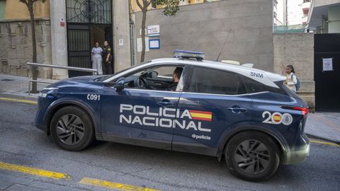 Un coche de la Polic�a Nacional en Ceuta, en una imagen de archivo.