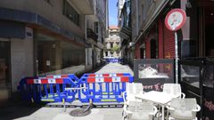 El edificio derruido est� en el n�mero 40 de San Nicol�s, a la derecha en la imagen
