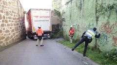 Cami�n atascado en As Xubias