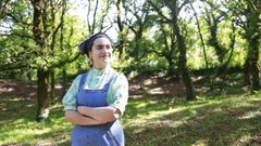 Ada Blanco, la candidata m�s joven del BNG en Galicia, se presenta a sus 19 a�os en su municipio de Friol