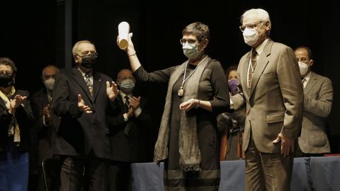  Ingreso de Ana Boulln como membro da Real Academia Galega 