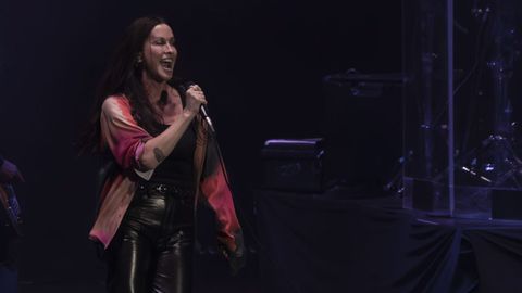 La cantante canadiense Alanis Morissette, en un reciente concierto en So Paulo.