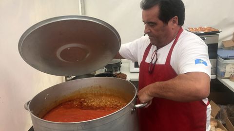 La fabada fue el plato central del estand de los sidros en Bel�m