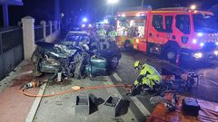 Accidente mortal la pasada noche en Avd de Cornazo