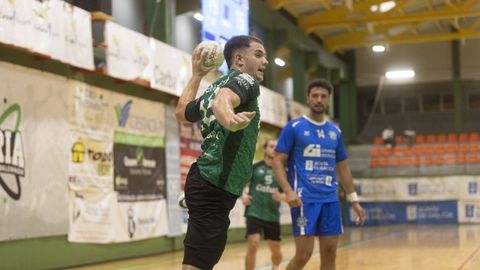 Momento del encuentro entre el Balonm�n Xiria y el Granitos Carballal
