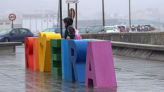 Las letras de Ribeira son uno de los lugares m�s fotografiados por los turistas