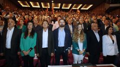 Malena Contest�, junto a Santiago Abascal, en un acto el pasado abril