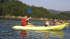 Actividad de kayak en O Vicedo en el ciclo M�rcores de Natureza de otros a�os