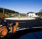 Rotonda del vial en la zona de Espasante