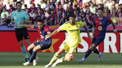 Lance del encuentro del ao pasado entre el Barcelona y el Villarreal