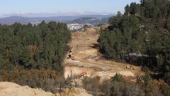 Obras de la variante exterior del AVE, una de los proyectos en ejecuci�n de mayor cuant�a.