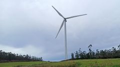Imagen de un molino e�lico en Mazaricos