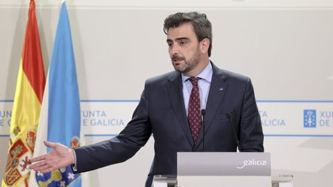 Imagen de archivo dell conselleiro de Presidencia, Diego Calvo.