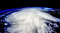 El hurac�n �Patricia�, visto desde el aire.