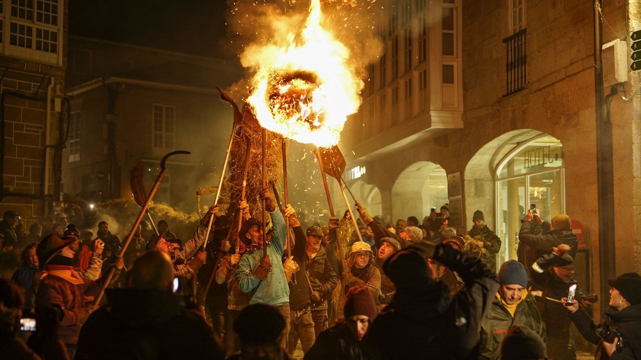 El fuego volvió a purificar O Castro
