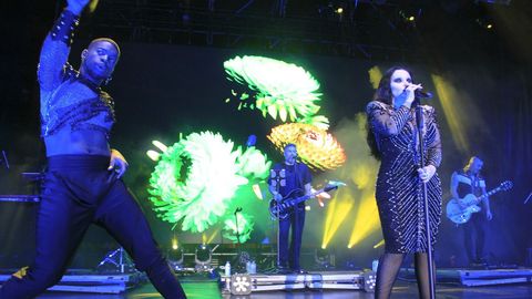 El concierto de Fangoria abarrotó la plaza