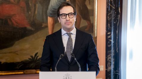 El ministro de Econom�a, Carlos Cuerpo, al asumir la Vicepresidencia Primera del Gobierno.