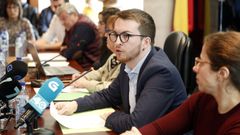 Anxo N��ez, na s�a intervenci�n durante o pleno da moci�n de censura.