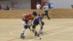 Lance del encuentro entre el Lubi�ns y el Olot