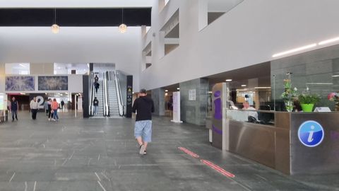 El HULA, en la foto, fue el primer hospital en poner en marcha el sistema para tramitar bajas desde el servicio de admisión