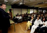 Imagen de archivo de Francisco S��ora explicando el proyecto Clim�ntica