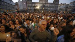 Concierto de James Blunt en la plaza de Mara Pita, que inaugur las fiestas del pasado ao. 