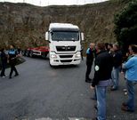 Piquetes en la huelga de Albada del verano del 2011.