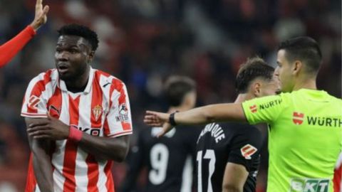 Caicedo y el �rbitro