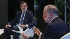 Mariano Rajoy y Xos� Luis Barreiro en una foto del 2020