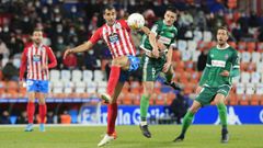 Choque entre el Lugo y el Amorebieta en el 2022.