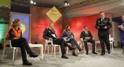 La mesa redonda sobre la seguridad congreg� a numeroso p�blico.