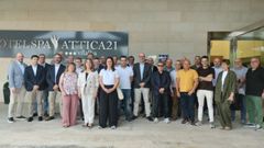 Asistentes a la asamblea de socios de Delagro, celebrada este mi�rcoles en Vilalba