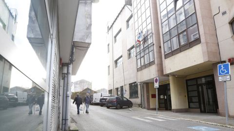 Imagen de los juzgados de Viveiro, a donde el detenido ha sido trasladado en varias ocasiones en los �ltimos cuatro meses