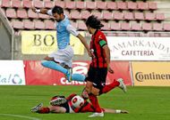 Joselu, en el partido del Compos ante el Caudal.